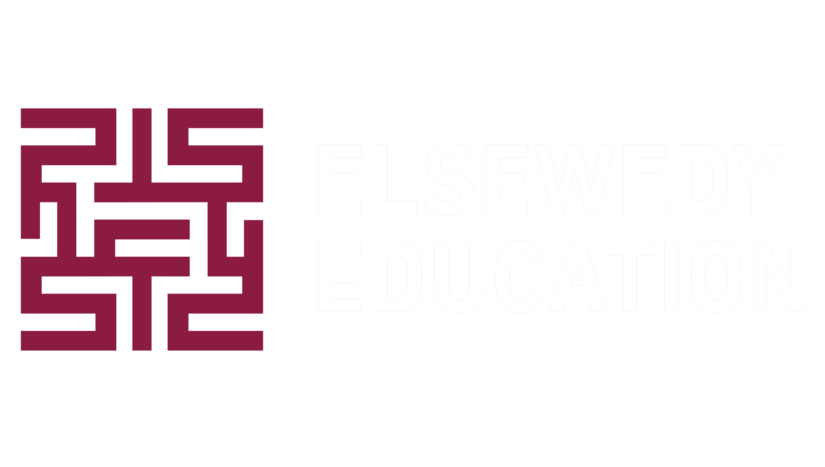 El Sewedy Education Logo - white text